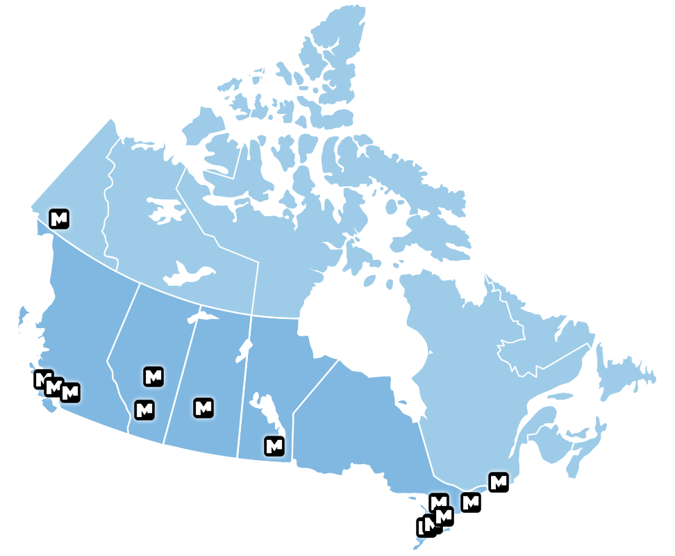MSP Corp locations in Canada
